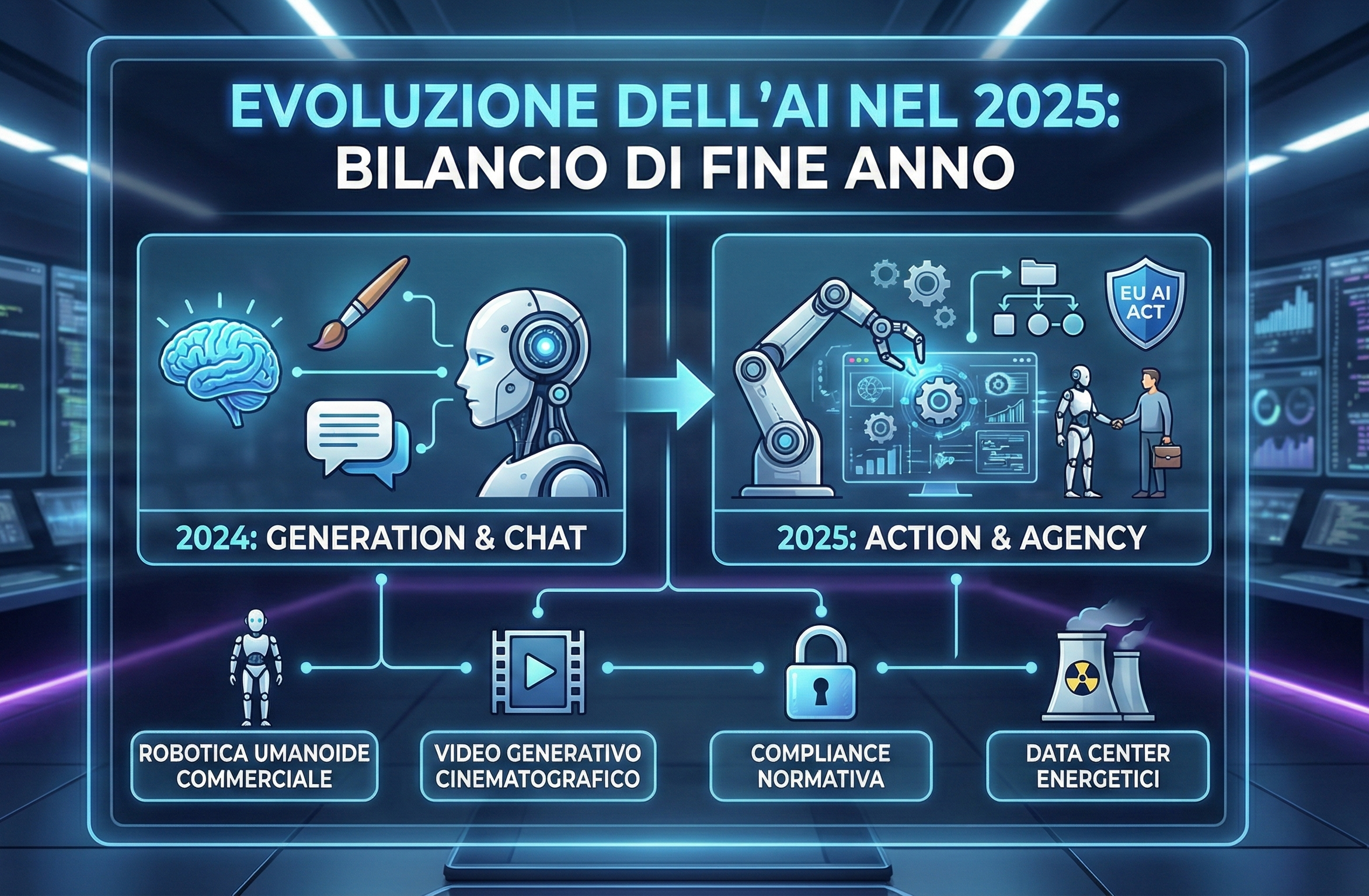 Evoluzione dell’AI nel 2025 bilancio di fine anno