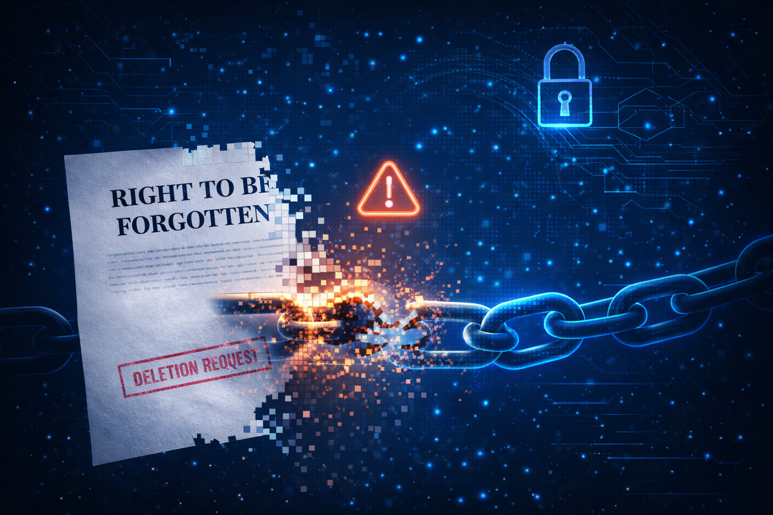 tecnologia blockchain e diritto all'oblio