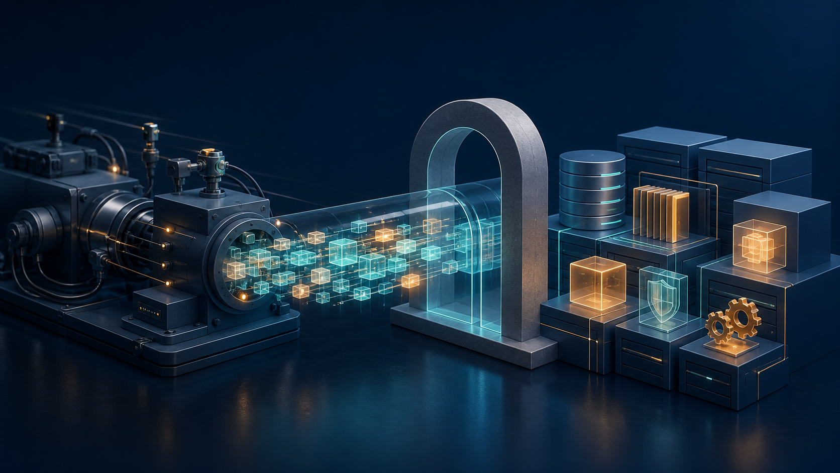 Flusso dati da macchina connessa a sistema ERP