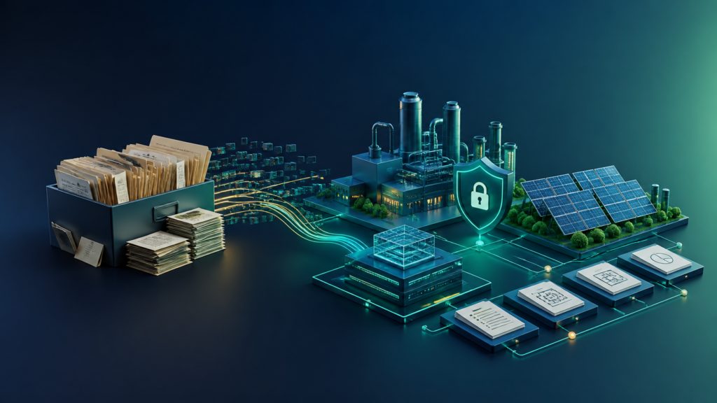 Impianto industriale, energia rinnovabile e fascicolo digitale per la gestione dei progetti Transizione 5.0